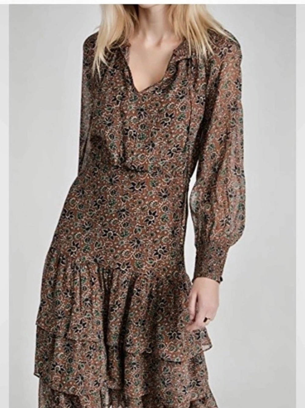 Veronica Beard Tunis Midi Dress